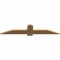 Ekena Millwork Eugene Smooth Timber Gable Bracket, Western Red Cedar, 60"W x 12"H x 1 1/2"D x 5 1/2"F, 5/12 Pitch GBW060X12X0206EUG00SWR - alternate 3